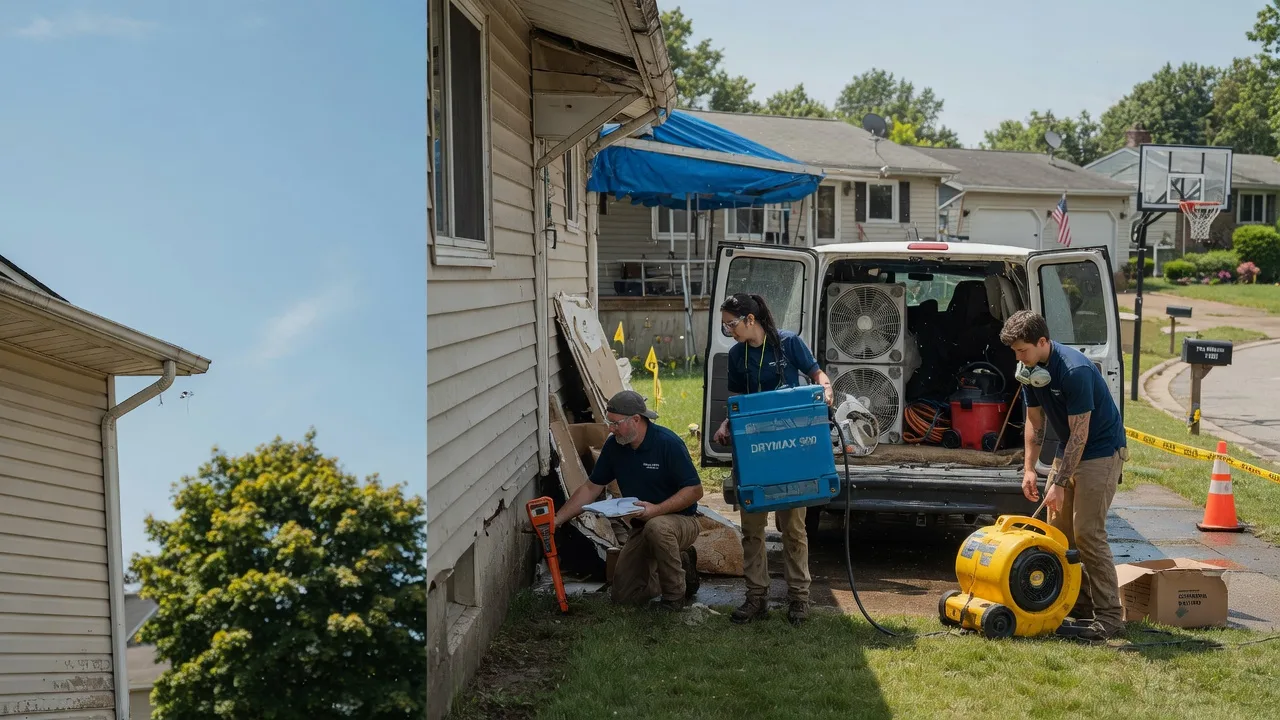 Ceiling Leak Cleanup in Sheridan, IN near me